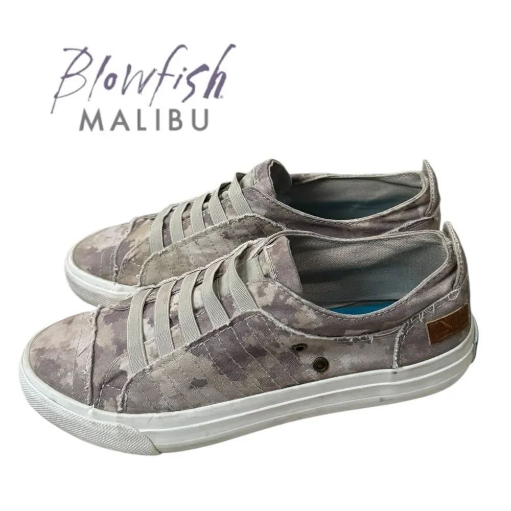 Blowfish Malibu Mars Foggy Camo No Lace Women's Sneakers 7.5